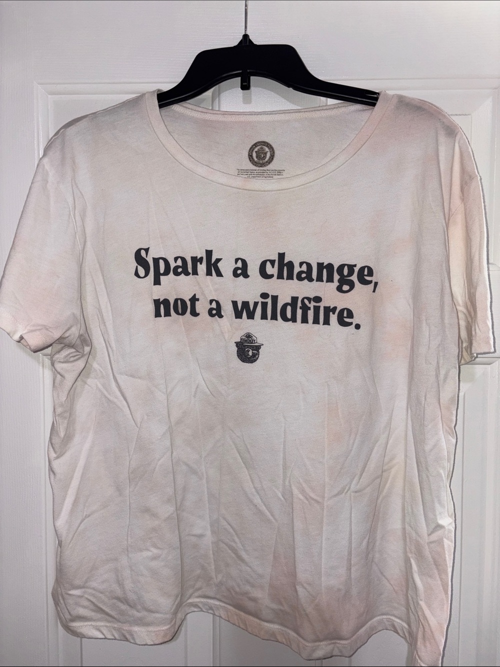 Women’s White Graphic Tee - Spark a Change